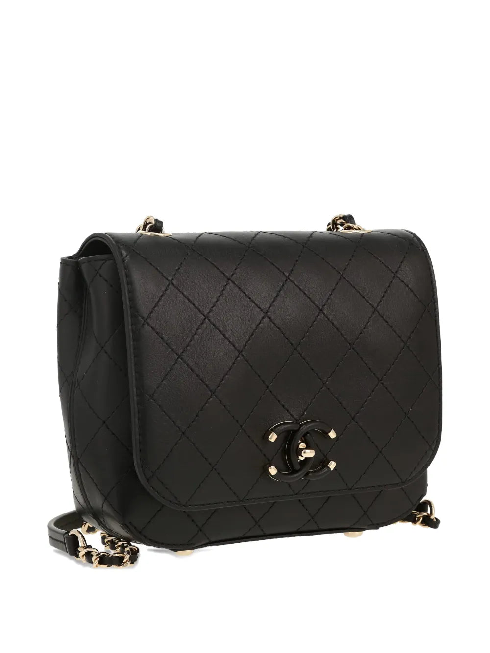 Pre-OwnedCHANEL Pre-Owned2020s quilted chain-link shoulder bag