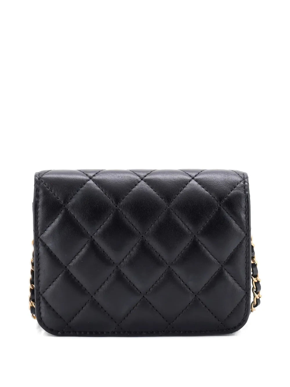 Pre-OwnedCHANEL Pre-OwnedPearl Crush Flap Clutch with Chain Quilted Lambskin Mini crossbody bag