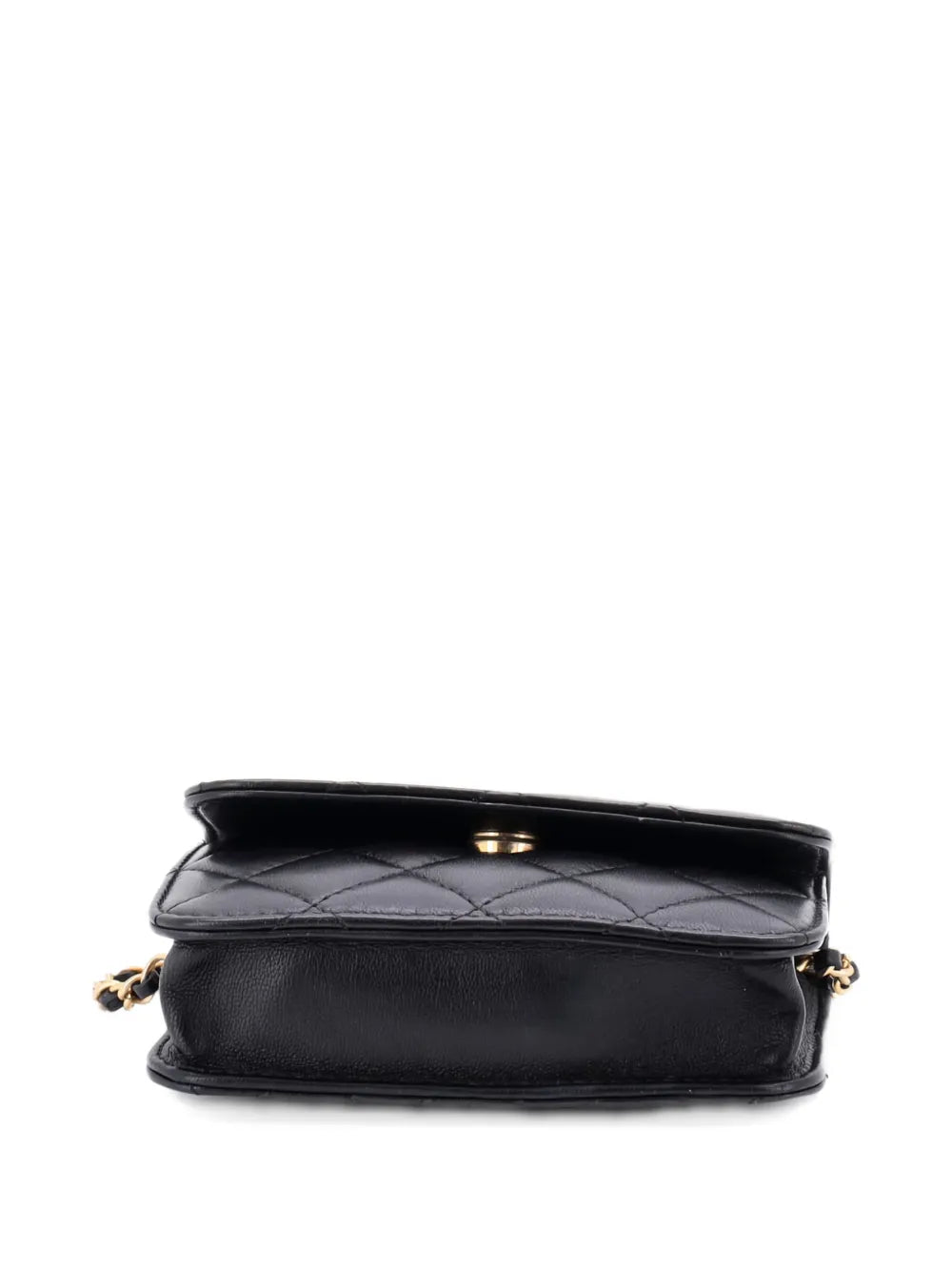 Pre-OwnedCHANEL Pre-OwnedPearl Crush Flap Clutch with Chain Quilted Lambskin Mini crossbody bag