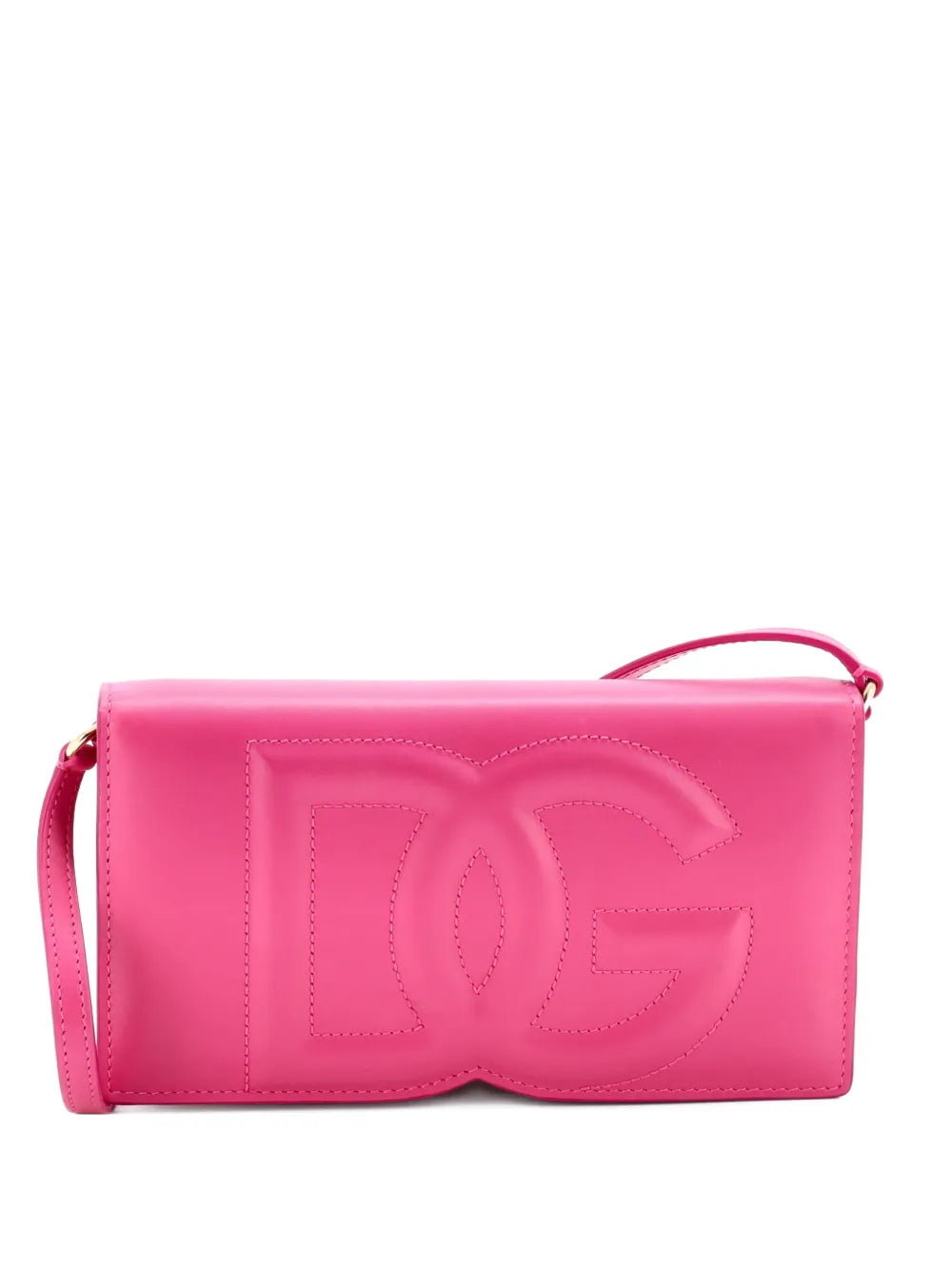Pre-OwnedDolce & Gabbana Pre-OwnedDG Logo Flap Shoulder Bag Leather Small crossbody bag
