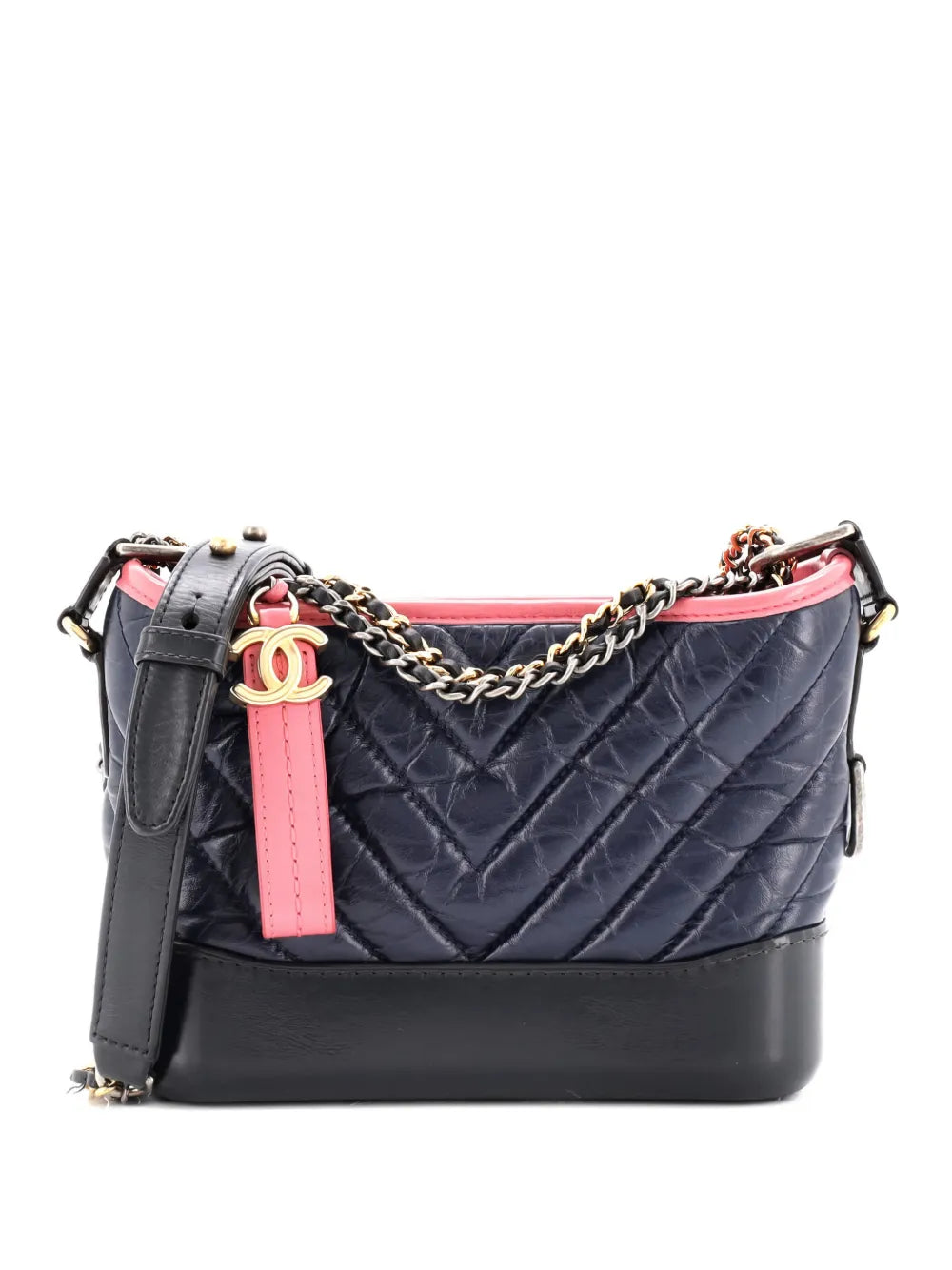 Pre-OwnedCHANEL Pre-OwnedGabrielle Hobo Chevron Aged Calfskin Small crossbody bag