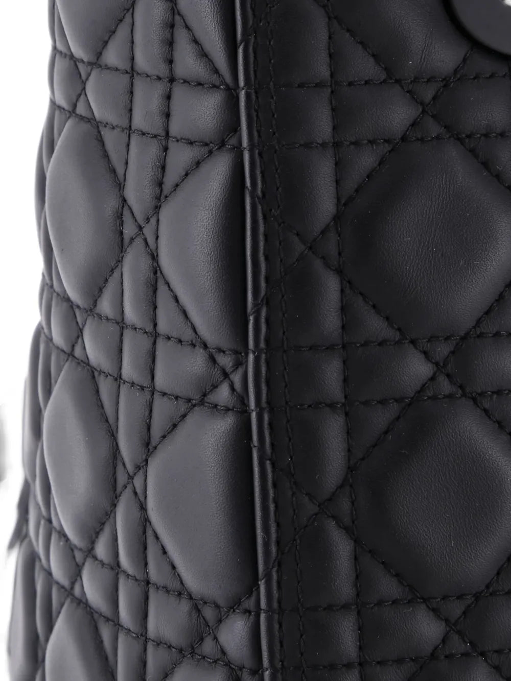 Pre-OwnedChristian Dior Pre-OwnedUltra Matte Lady Dior Bag Cannage Quilt Calfskin Medium satchel