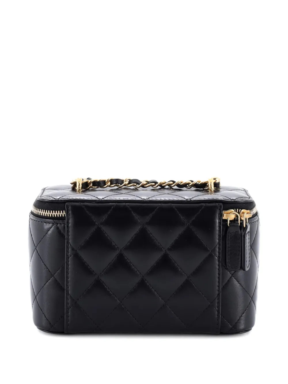 Pre-OwnedCHANEL Pre-OwnedAll Slide Long Vanity Case with Chain Quilted Lambskin Small crossbody bag