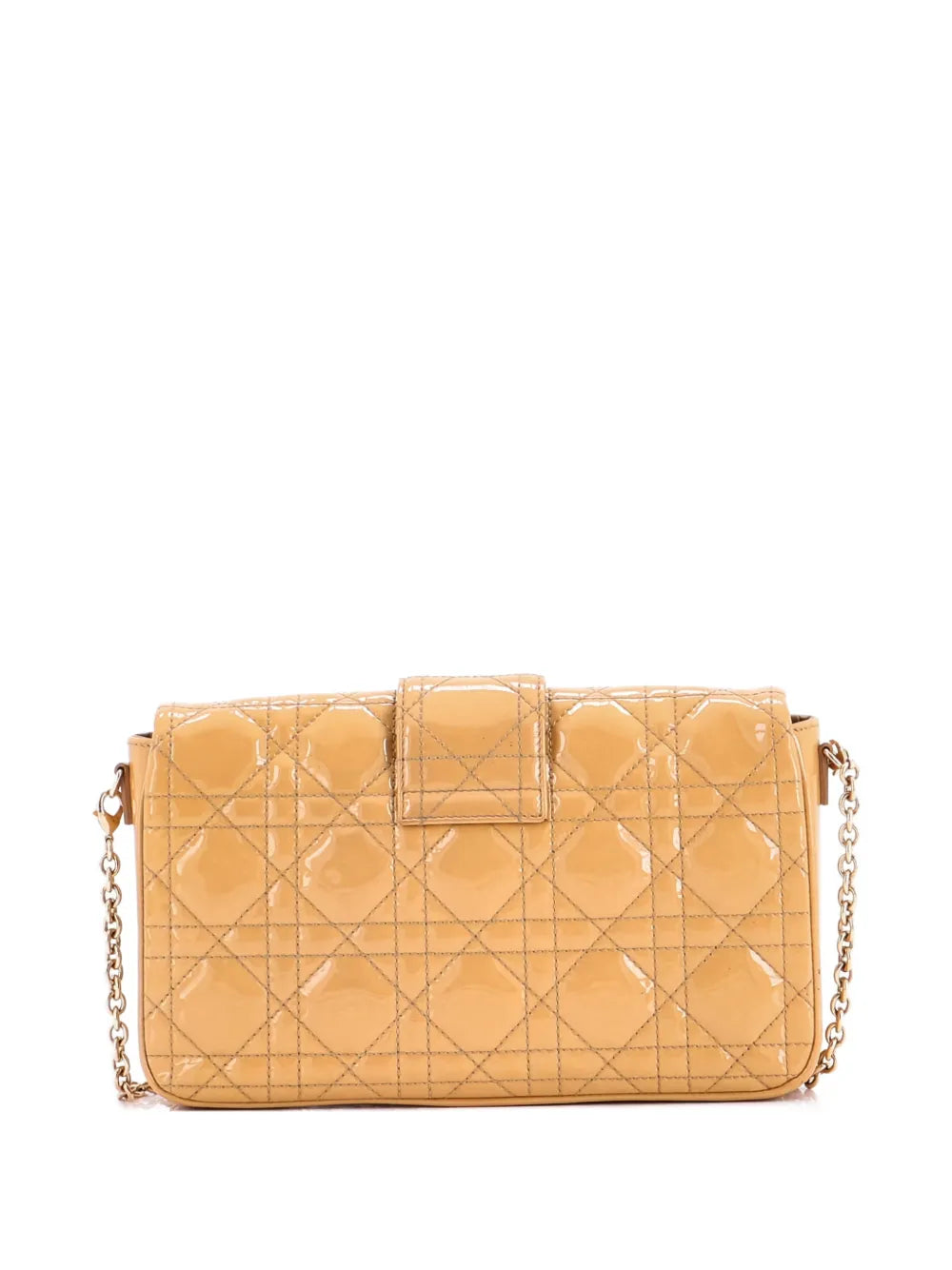 Pre-OwnedChristian Dior Pre-OwnedNew Lock Pouch Cannage Quilt Patent Mini crossbody bag