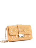 Pre-OwnedChristian Dior Pre-OwnedNew Lock Pouch Cannage Quilt Patent Mini crossbody bag