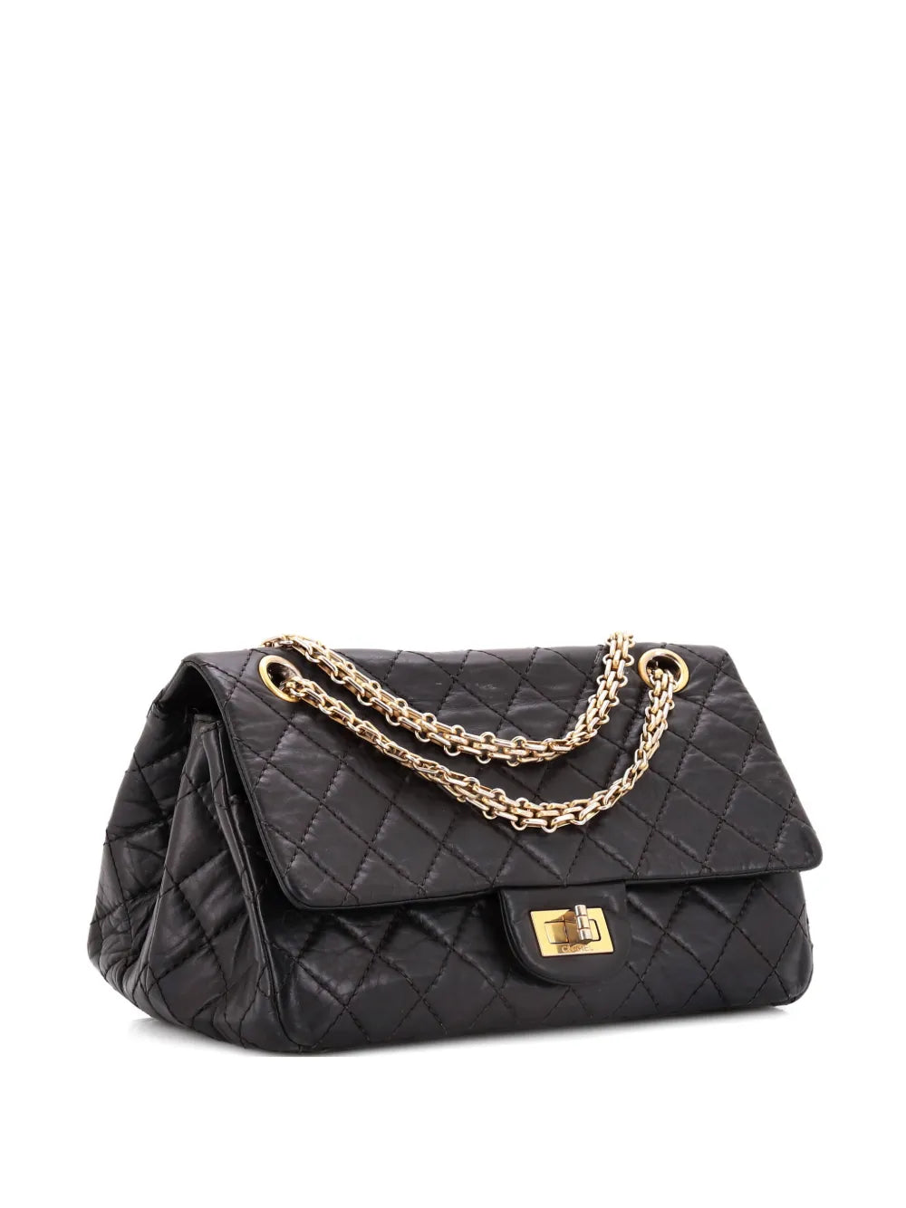 Pre-OwnedCHANEL Pre-OwnedReissue 2.55 Double Compartment Flap Bag Quilted Aged Calfskin 225 shoulder bag