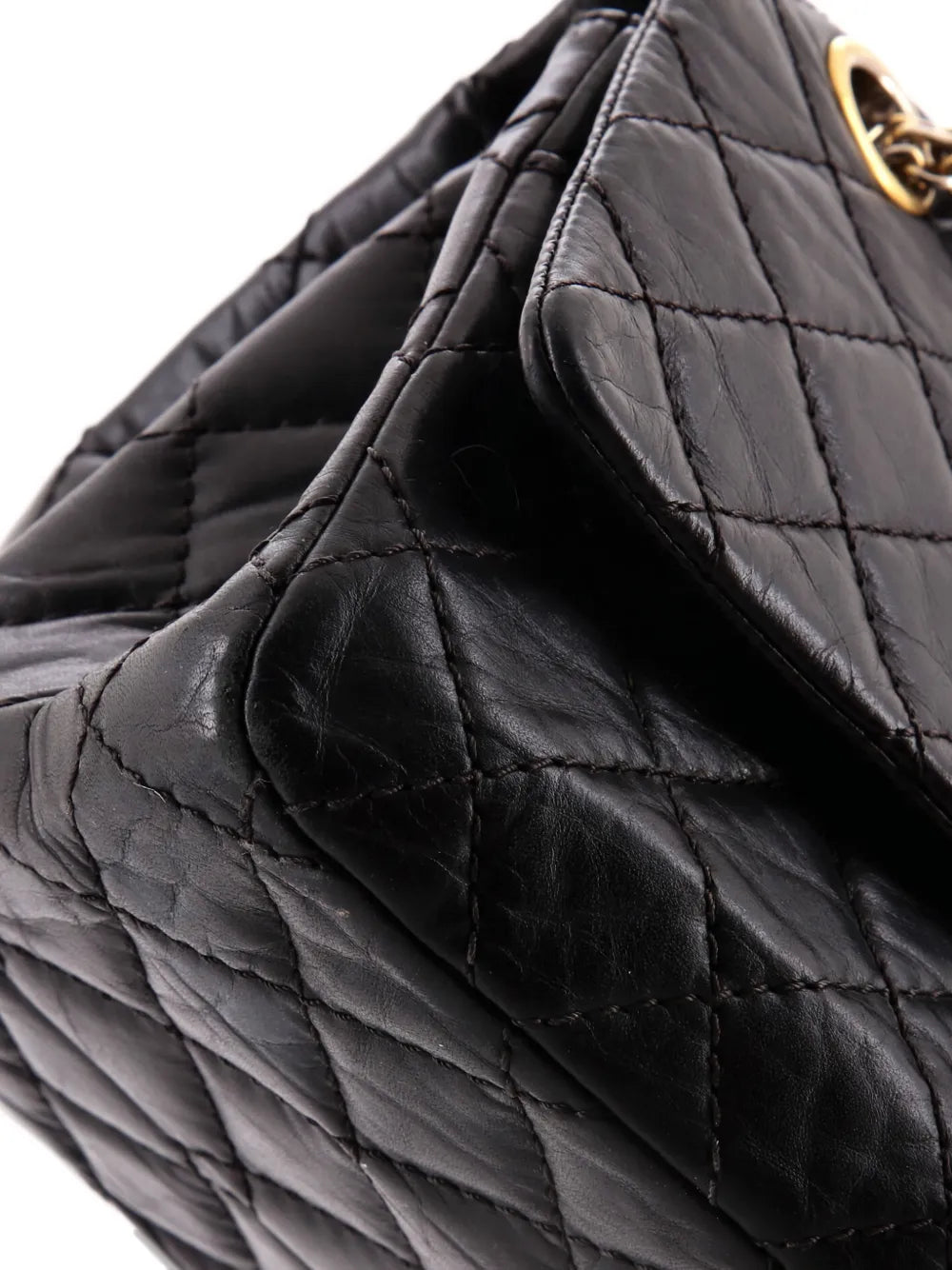 Pre-OwnedCHANEL Pre-OwnedReissue 2.55 Double Compartment Flap Bag Quilted Aged Calfskin 225 shoulder bag