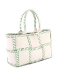 Pre-OwnedBottega Veneta Pre-OwnedArco Stitched Maxi Intrecciato Leather Small tote bag