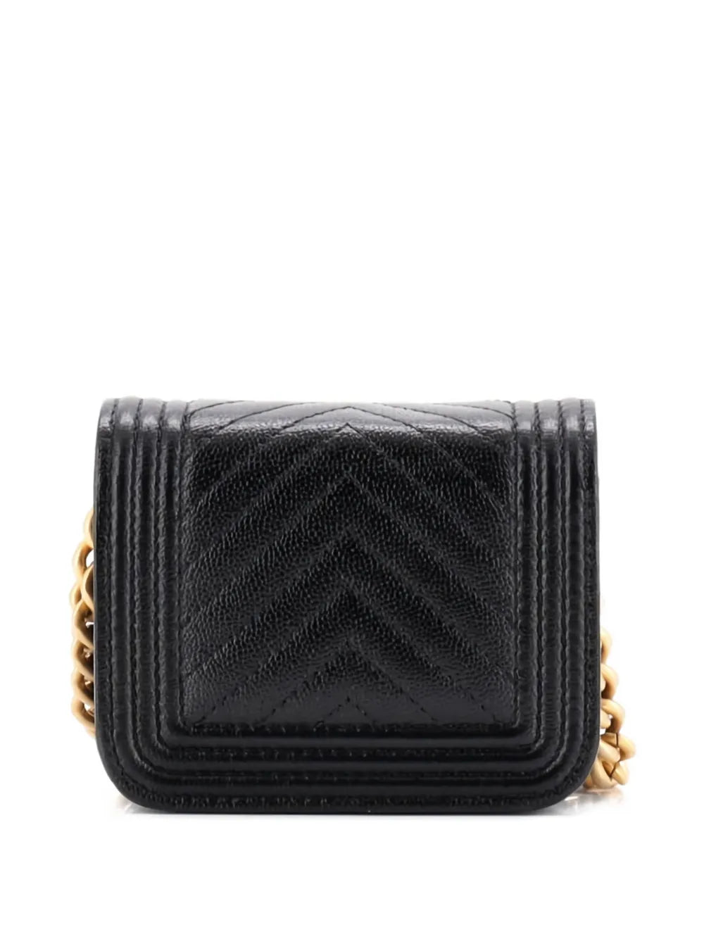 Pre-OwnedCHANEL Pre-OwnedBoy Flap Chain Chevron Caviar belt bag