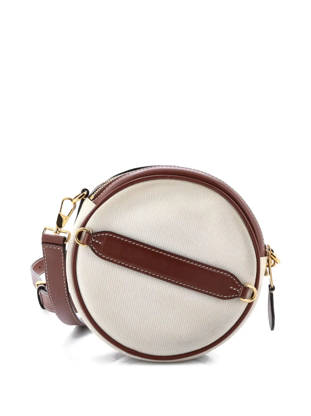 Pre-OwnedBurberry Pre-OwnedLouise Round Bag Canvas with Leather belt bag