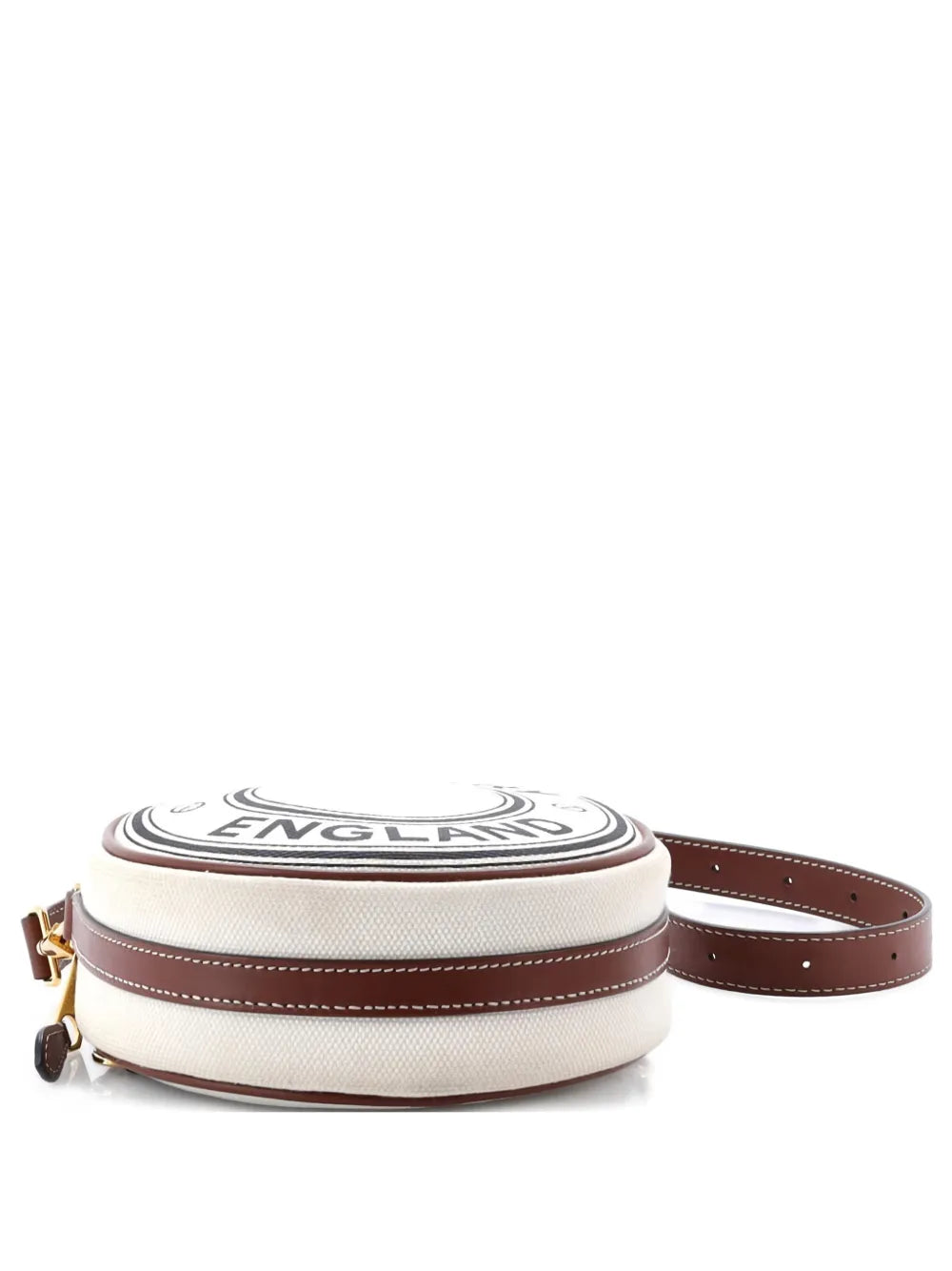 Pre-OwnedBurberry Pre-OwnedLouise Round Bag Canvas with Leather belt bag