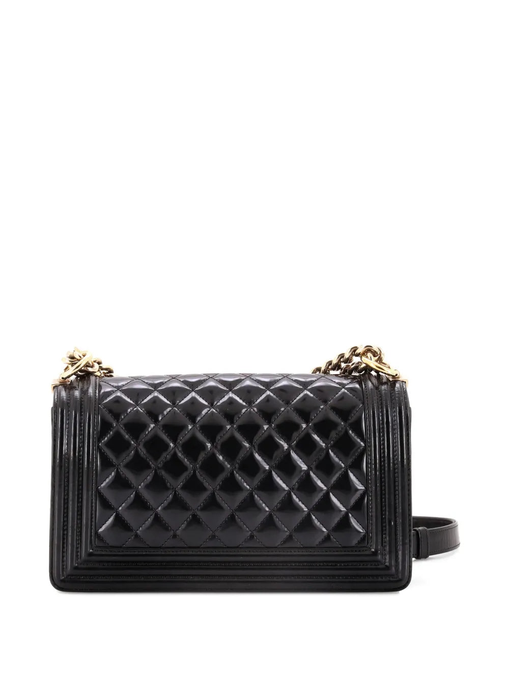 Pre-OwnedCHANEL Pre-OwnedBoy Flap Bag Quilted Iridescent Glazed Calfskin Old Medium shoulder bag