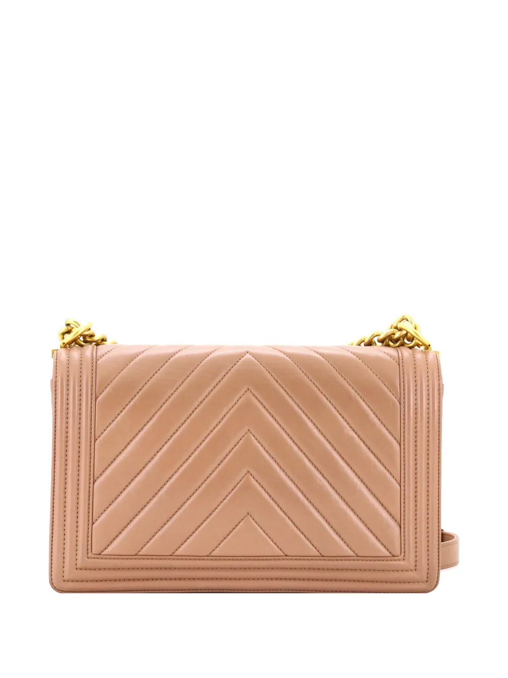 Pre-OwnedCHANEL Pre-OwnedBoy Flap Bag Chevron Lambskin New Medium shoulder bag