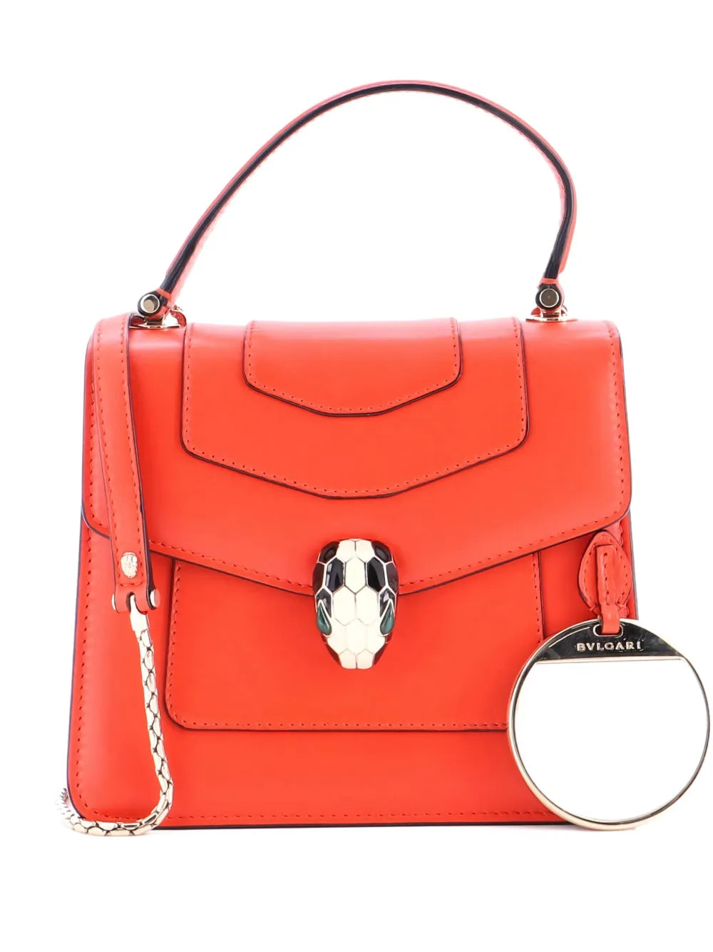Pre-OwnedBvlgari Pre-OwnedSerpenti Forever Top Handle Bag Leather Small satchel