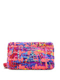 Pre-OwnedCHANEL Pre-OwnedChain Flap Bag Quilted Printed Foulard Medium shoulder bag