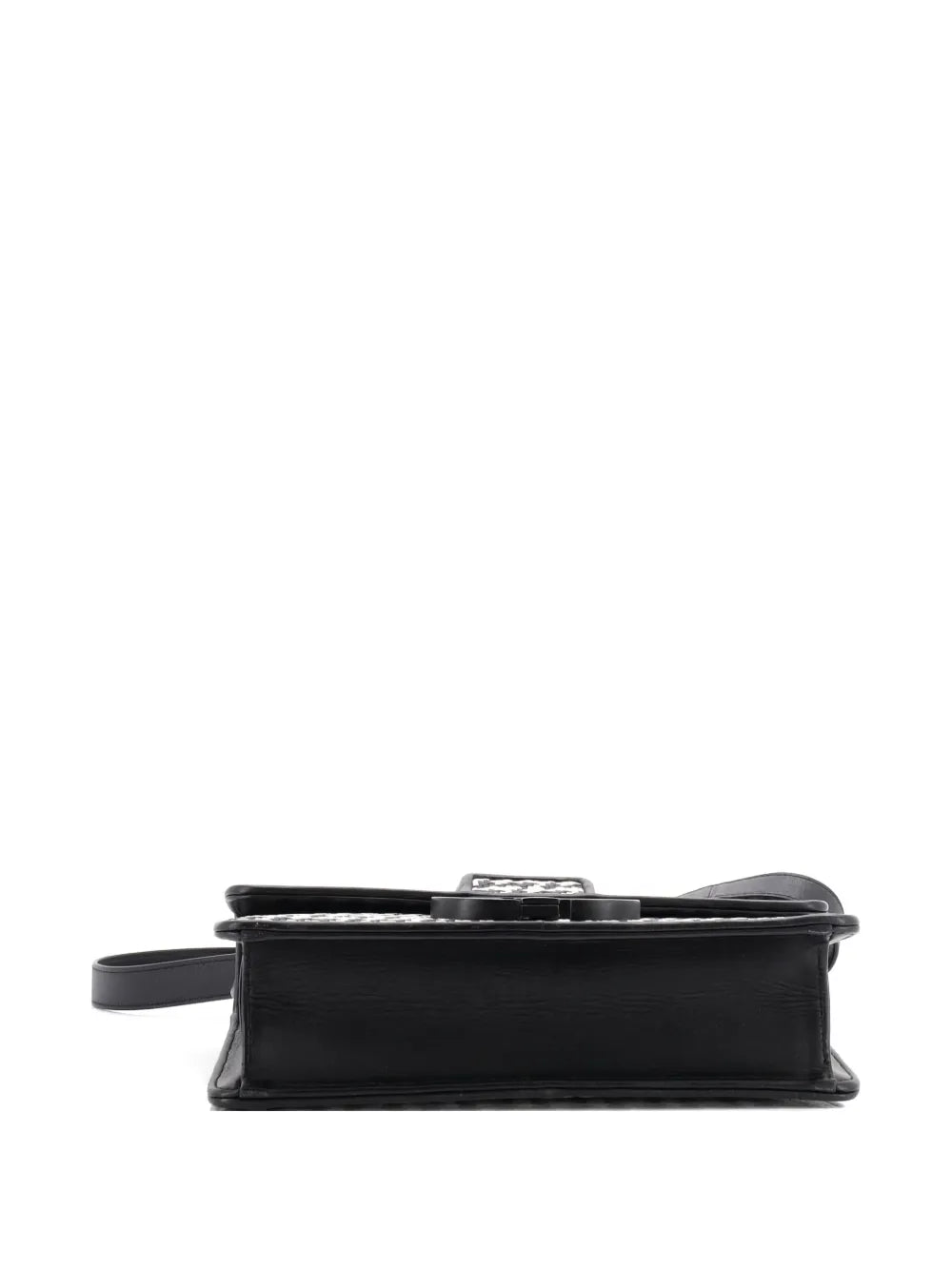 Pre-OwnedChristian Dior Pre-Owned30 Montaigne Flap Bag Houndstooth Braided Leather shoulder bag