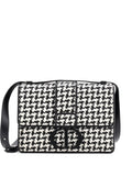 Pre-OwnedChristian Dior Pre-Owned30 Montaigne Flap Bag Houndstooth Braided Leather shoulder bag