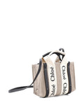 Pre-OwnedChloé Pre-OwnedWoody Convertible Canvas with Leather Mini tote bag