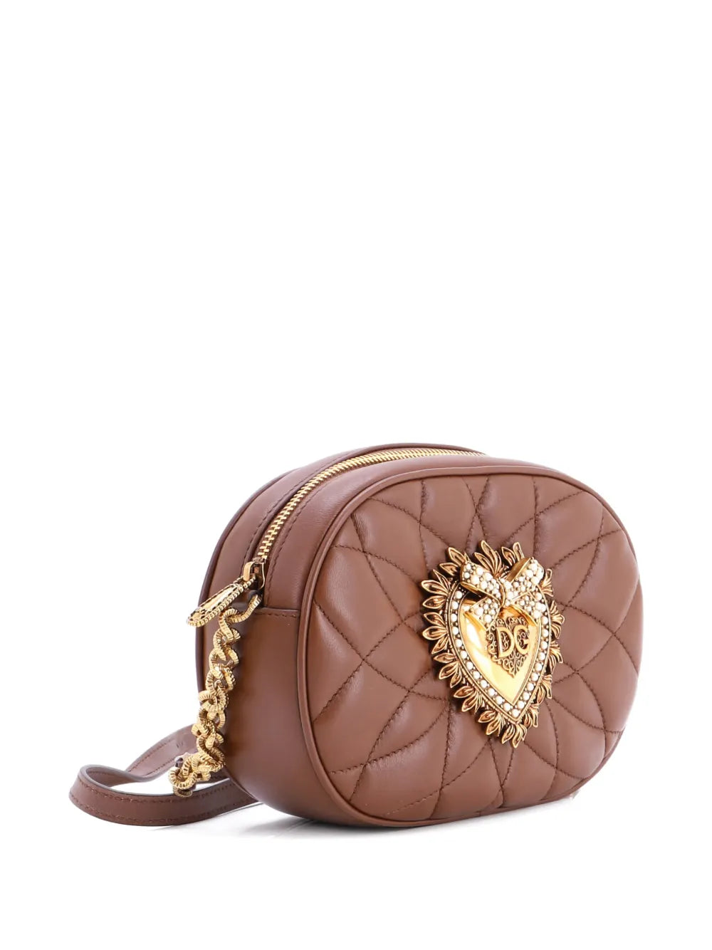 Pre-OwnedDolce & Gabbana Pre-OwnedDevotion Camera Bag Quilted Leather Small crossbody bag