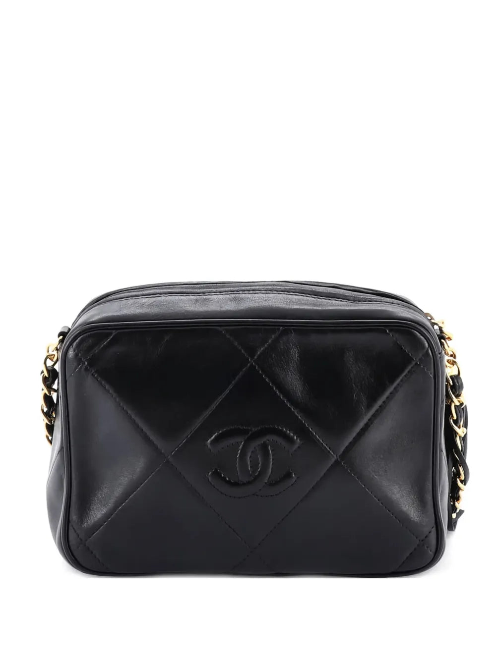 Pre-OwnedCHANEL Pre-OwnedDiamond CC Camera Bag Quilted Leather Small shoulder bag