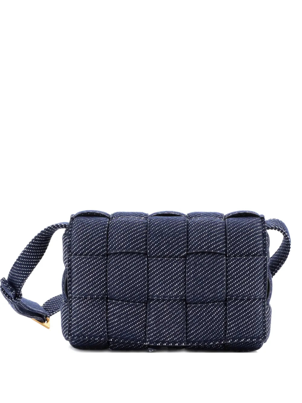 Pre-OwnedBottega Veneta Pre-OwnedCassette Padded Maxi Intrecciato Denim crossbody bag