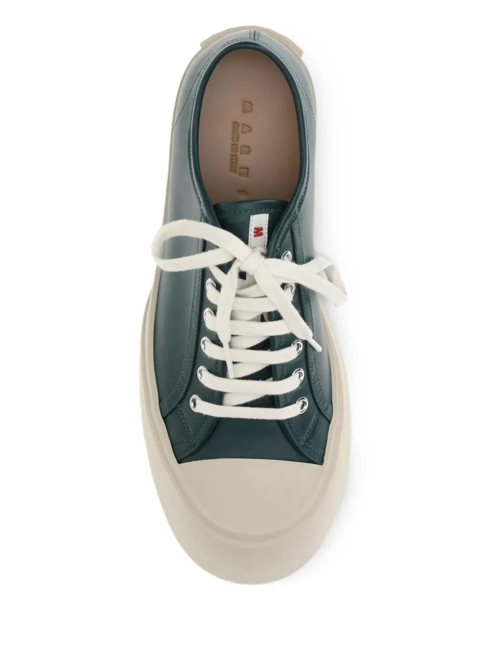 Marni Pablo Leather Lace-Up Sneakers