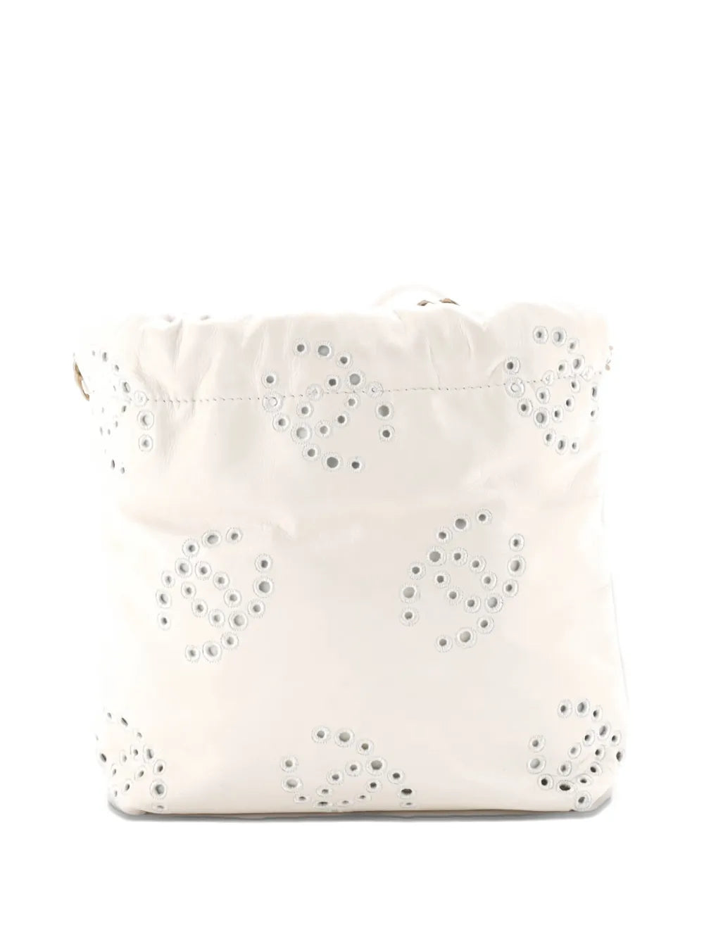 Pre-OwnedCHANEL Pre-Owned22 Chain Hobo CC Eyelet Embroidered Calfskin Mini crossbody bag
