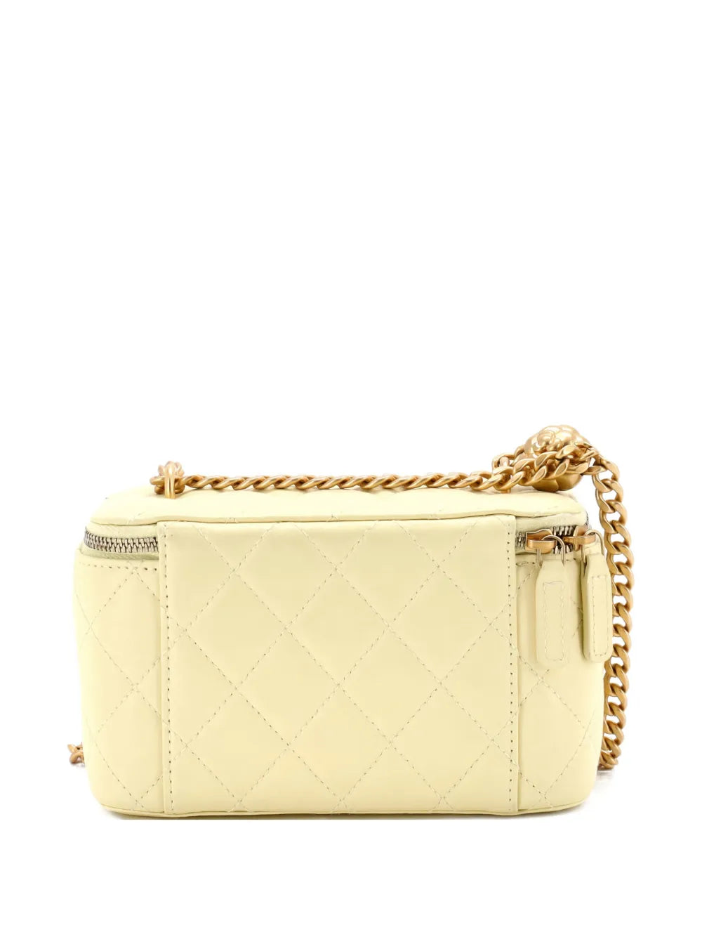 Pre-OwnedCHANEL Pre-OwnedSweet Camellia Vanity Case with Chain Quilted Lambskin Small crossbody bag