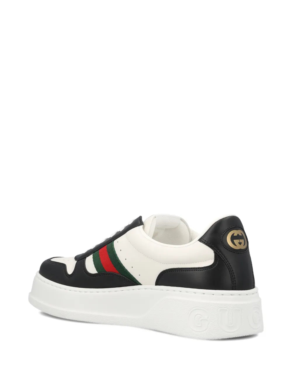 Gucci Web-Stripe Platform Sneakers