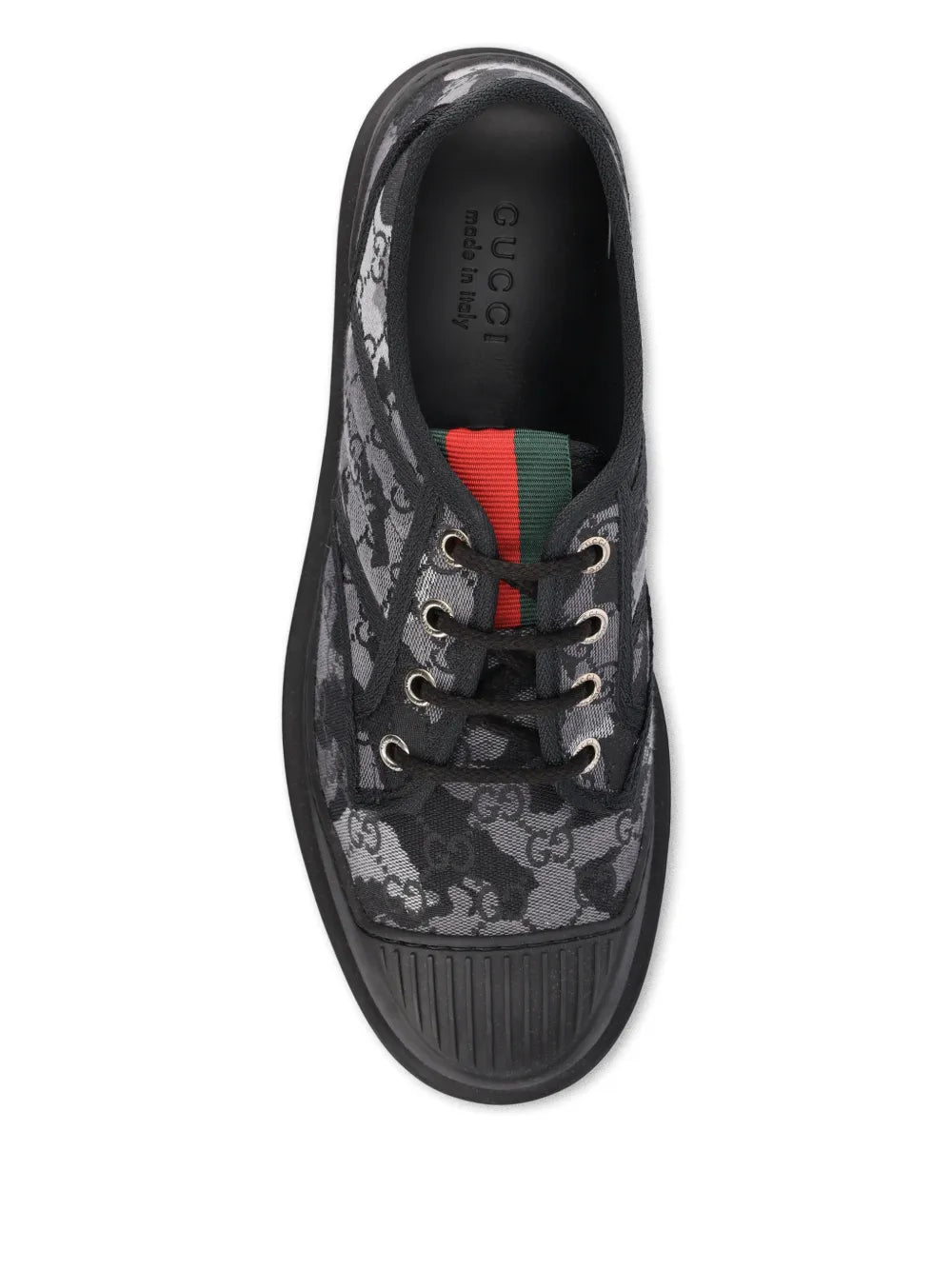 Gucci Gg Patterned Lace-Up Sneakers