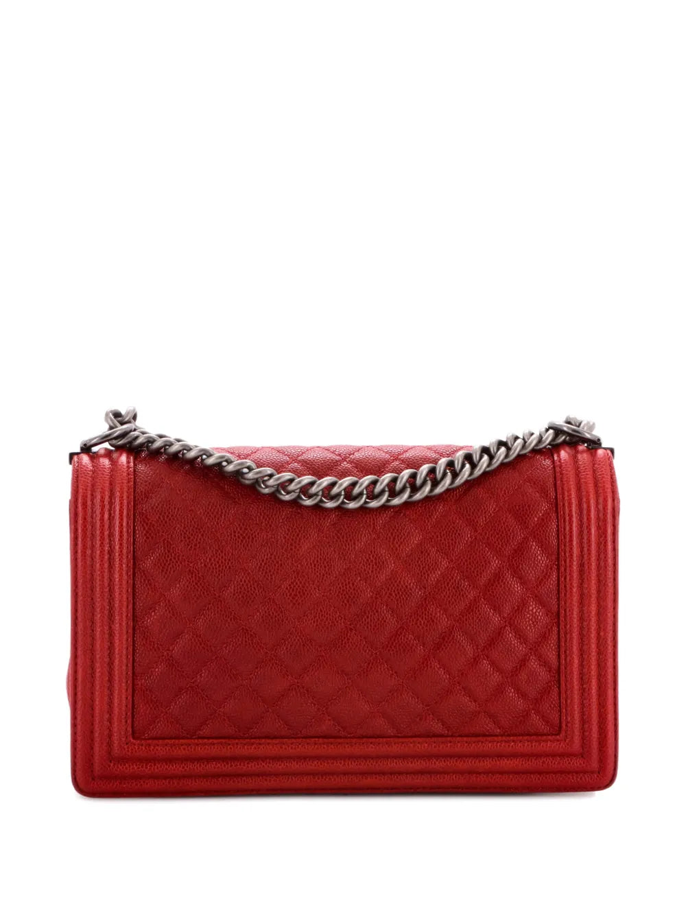 Pre-OwnedCHANEL Pre-OwnedBoy Flap Bag Quilted Caviar New Medium crossbody bag