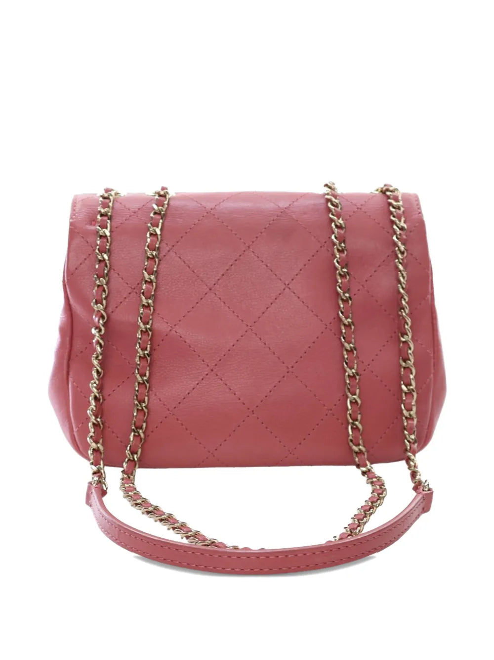 Pre-OwnedCHANEL Pre-Owned2019 Small Stitched Calfskin Covered CC Flap crossbody bag