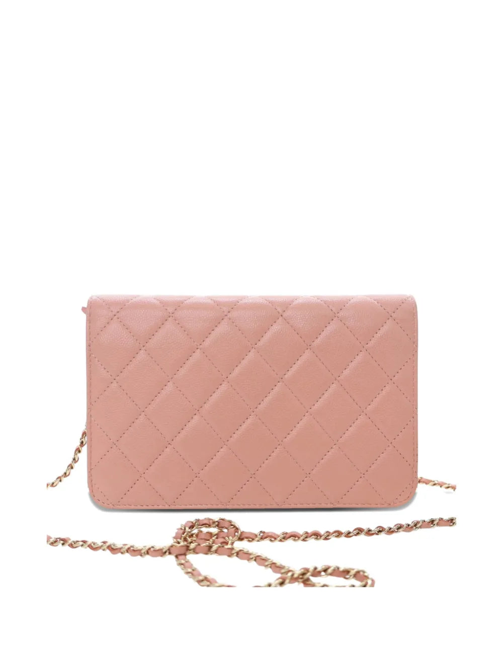 Pre-OwnedCHANEL Pre-Owned2016-2017 Quilted Caviar Golden Class Wallet On Chain crossbody bag