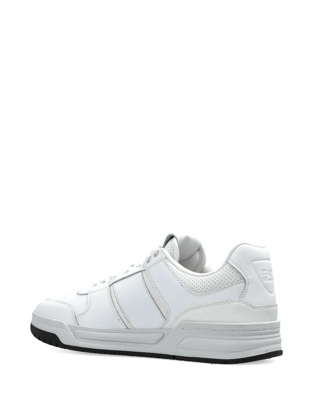Ea7 Emporio Armani Perforated Leather Sneakers