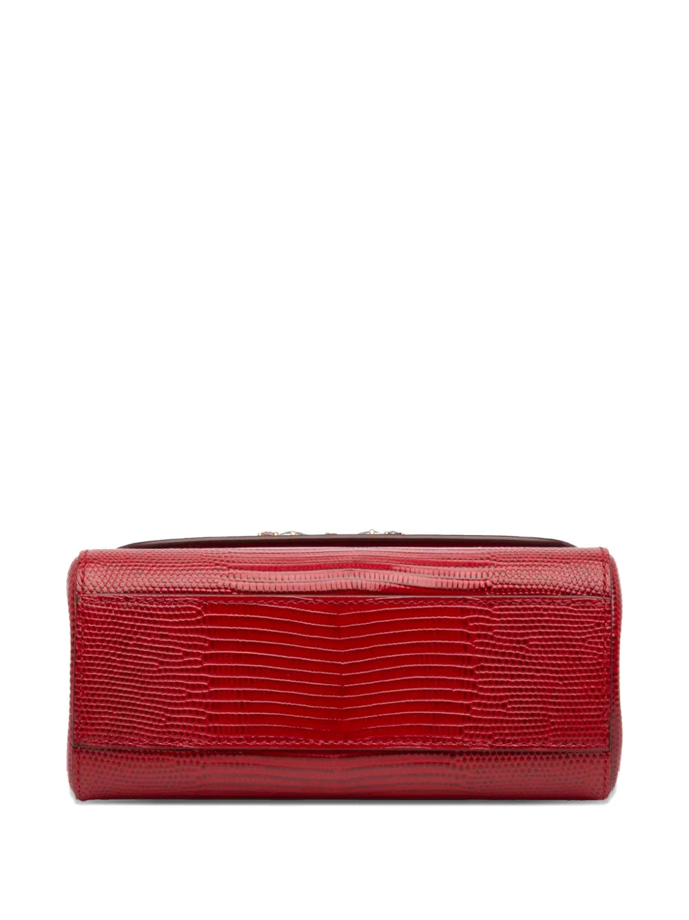 Pre-OwnedDolce & Gabbana Pre-Owned2000-2025 Mini Iguana Embossed Calfskin Miss Sicily satchel
