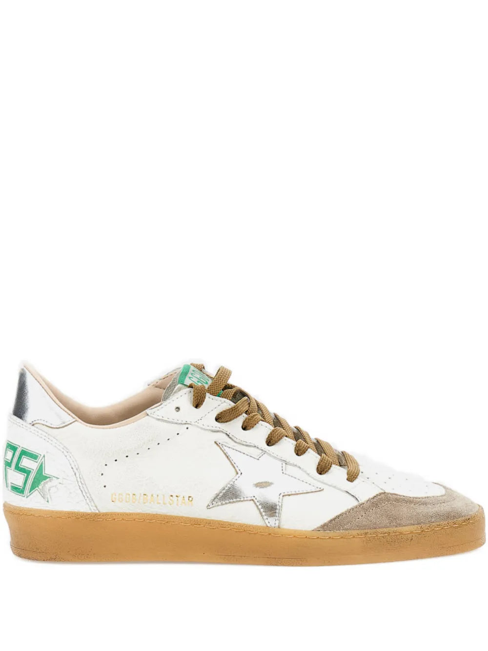 Golden Goose Star-Applique Leather Sneakers