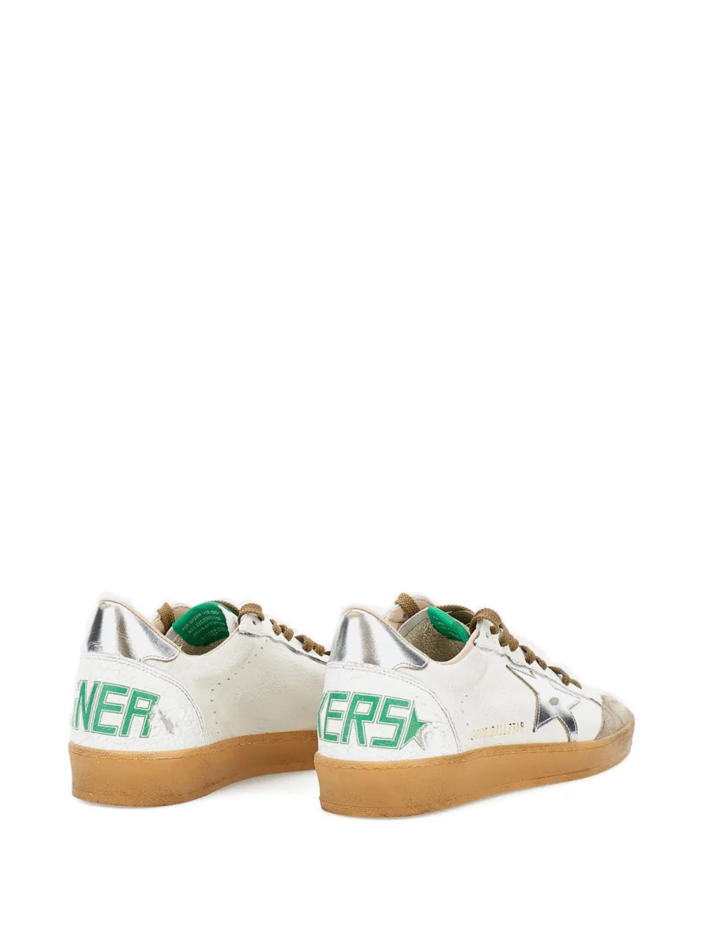 Golden Goose Star-Applique Leather Sneakers