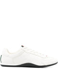 Gucci Web-Detail Leather Sneakers