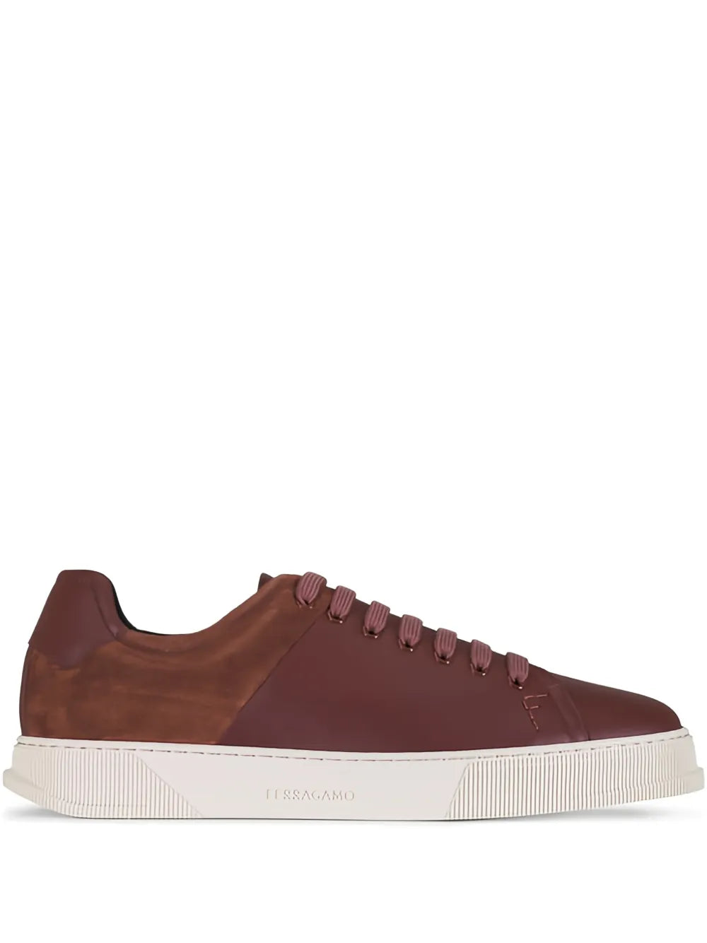 Ferragamo Clayton Suede Panelled Sneakers