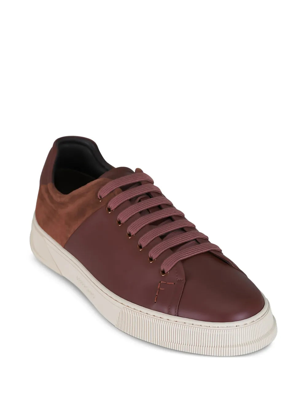 Ferragamo Clayton Suede Panelled Sneakers