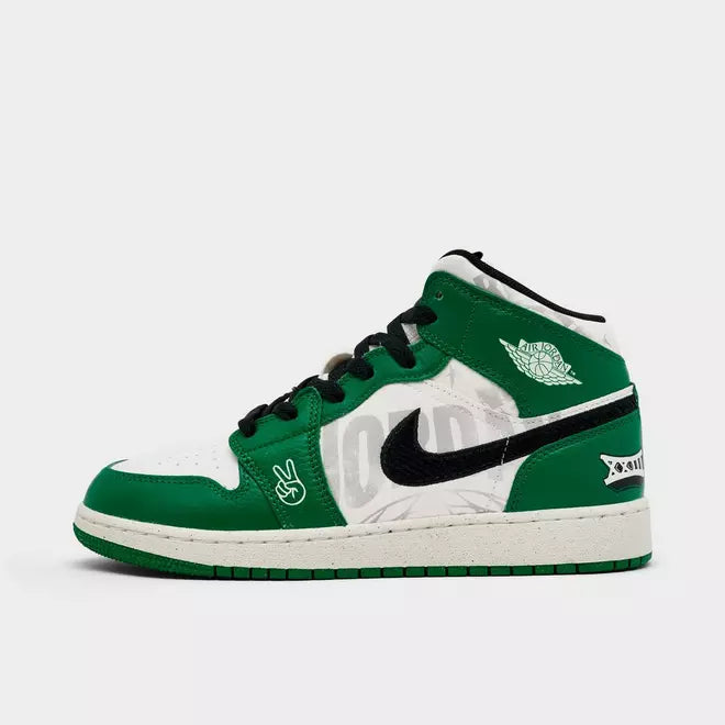Big Kids' Air Jordan Retro 1 Mid SE Casual Shoes